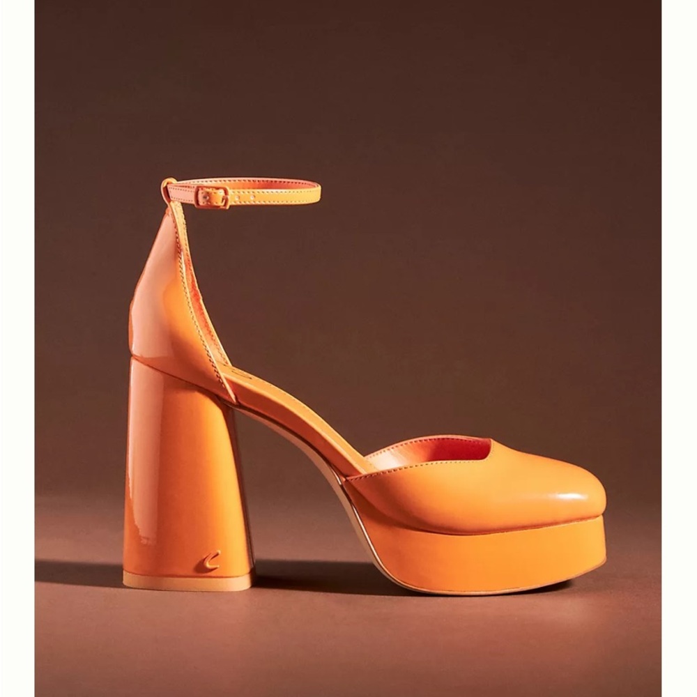 Orange Circus-SamEdelmanRosaMaryJane Platforms 7.5 new 2$100,1$60